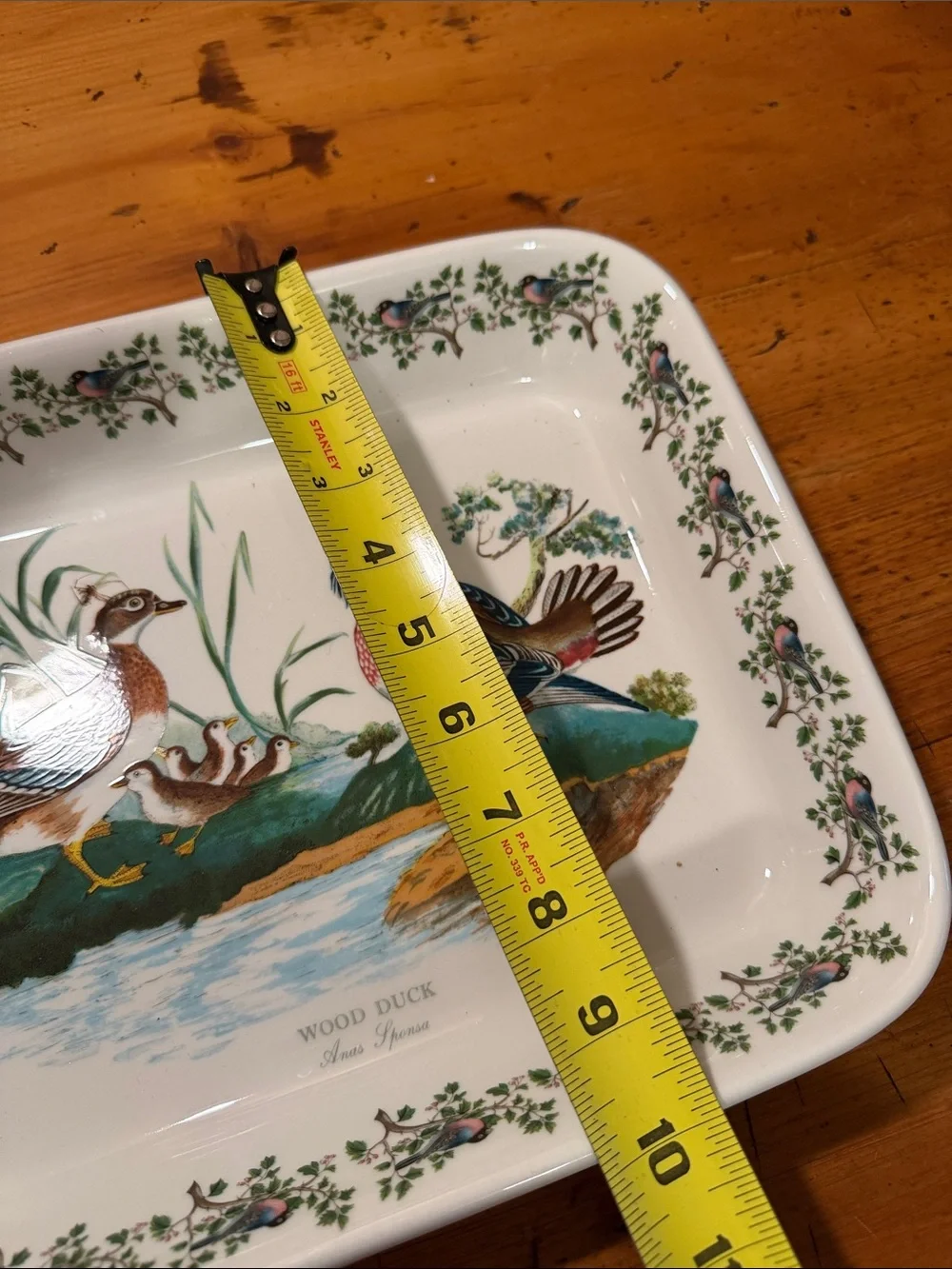 Portmeirion Birds of Britain Wood Duck Baking Dish